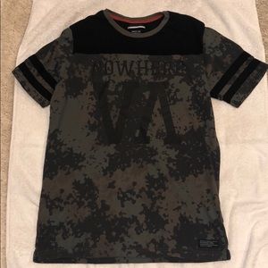 RVCA Digi Camo T- Shirt woven